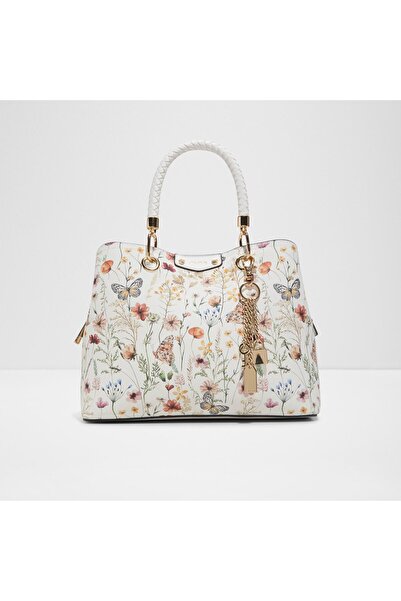 Aldo LOTHYCAN - Kadın Suni Deri Çiçek Desen Manyetik Kapama Büyük Boy Çanta