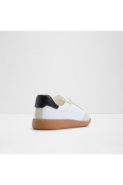 Aldo CLUBSTYLE - Pantofi sport pentru femei, textil, alb-negru, cu șireturi, design modern