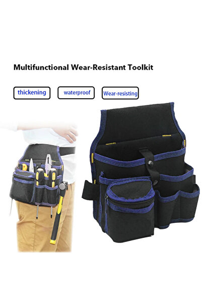 Choice Black blue Multifunctional Tool Storage Bag Pouch Belt Electrician Too...