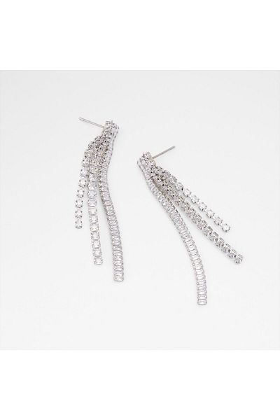 Aldo Ebaeberiel - Women's Silver-Transparent Multi Earrings