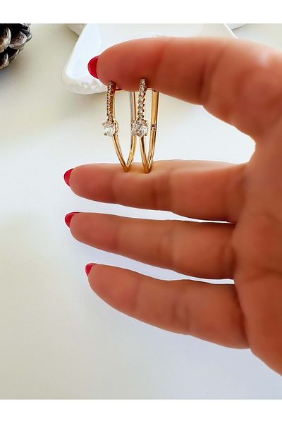 ACAR TAKI Xuping Stone Shooter Earring-Rose Acr4762