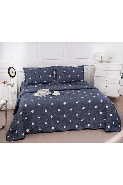CHIRASO CHIRASO Microfiber Quilted Duvet Set, 3 pieces, Duvet 220x240cm, 2 Pillowcases, with print