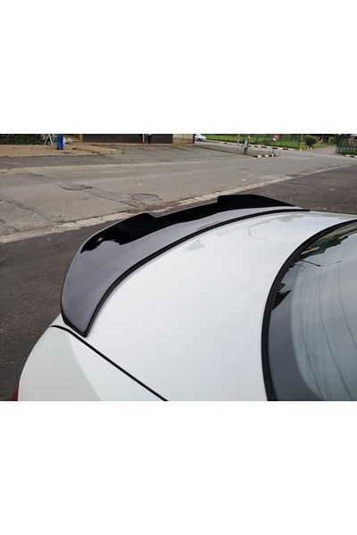 LinePartsBim Eleron Lip Codita Portbagaj compatibil cu BMW Seria 3 E90 High Kick PSM, Negru Lucios