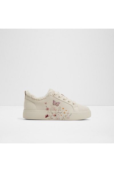 Aldo WILDFLOWERS - Pantofi sport pentru femei, textil, multi plat, cu șireturi, design modern