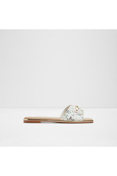 Aldo Alamassi - Women's Faux Leather Multi Flat Slippers