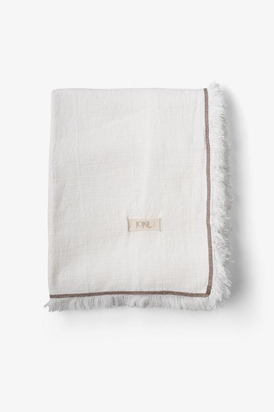 JOJOMIA Odin Throw Sofa Shawl Tv Blanket 130X170 Cream