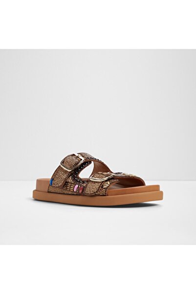 Aldo BOHOCHIC - Kadın Suni Deri Açık Kahve Düz Anatomik Terlik