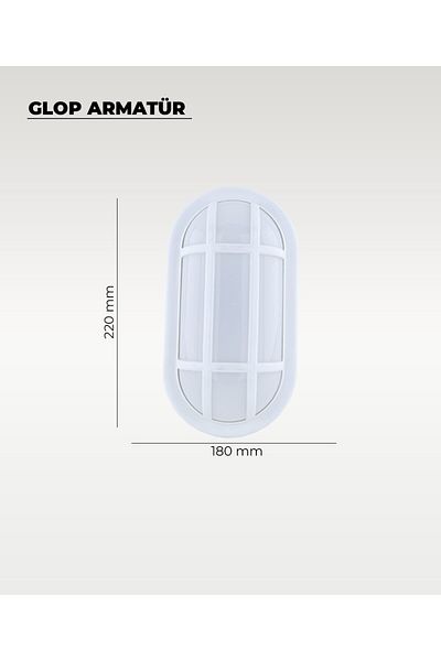 AC AYDINLATMA 30W Meda Led Luminaire White Case 3200K Yellow Light