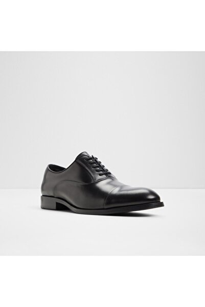 Aldo Lazio - Men's Genuine Leather Black Laced Stylish Shoes