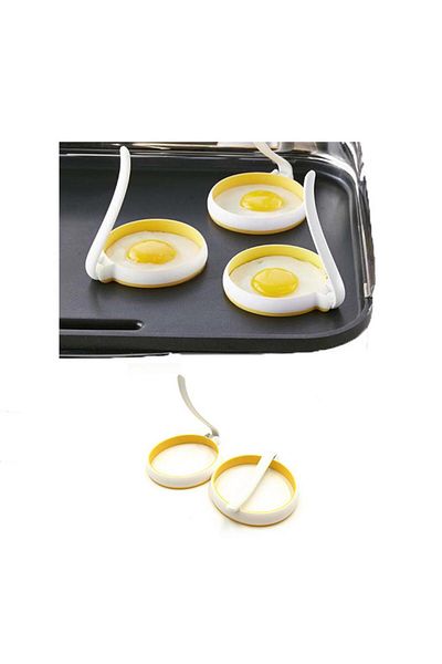 zola Set forme din silicon pentru oua ochiuri,2 bucati,10 cm,rezistente la temperaturi de pana la 130° C