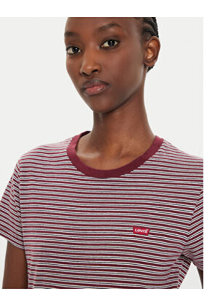 Levi's levi s Women's T-Shirt 39185-0350 Burgundy