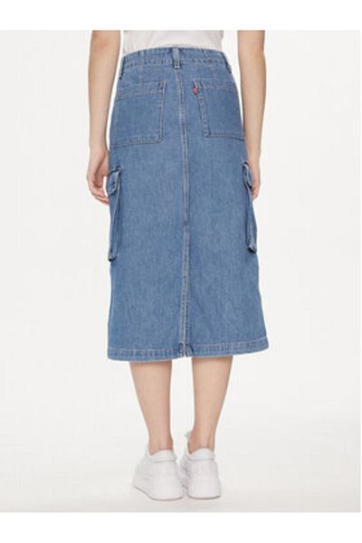 Levi's Fustă din denim pentru femei levi's A7539-0004 albastră