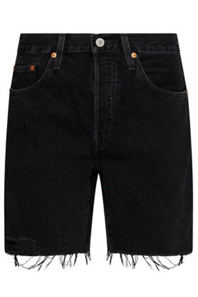 Levi's Pantaloni scurți din denim pentru femei levi's 85833-0016 negri
