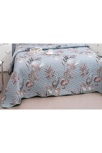 CHIRASO CHIRASO Microfiber Quilted Duvet Set, 3 pieces, Duvet 220x240cm, 2 Pillowcases, with print