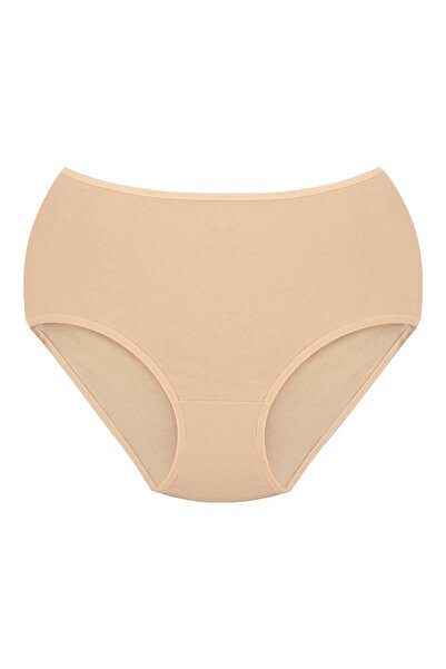 Arma Yıldız Women's High Waist Cotton Slip Panties 3 Pack Colorful Stretchy Fabric