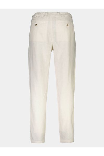 Lindbergh Men's Fabric Trousers 30-003020 White