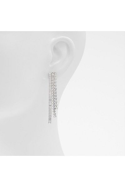 Aldo Ebaeberiel - Women's Silver-Transparent Multi Earrings