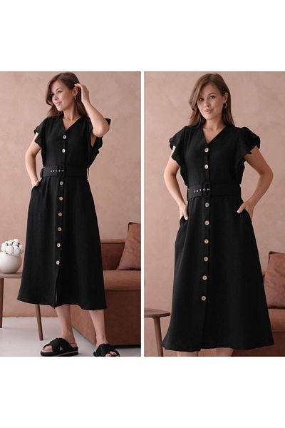 CİXAPLE Ayrobin Belted Dress