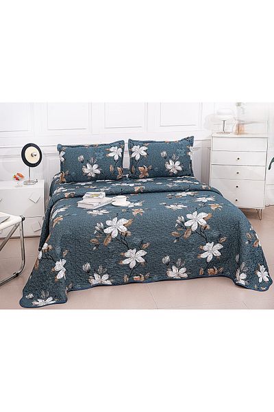 CHIRASO CHIRASO Microfiber Quilted Duvet Set, 3 pieces, Duvet 220x240cm, 2 Pillowcases, with print