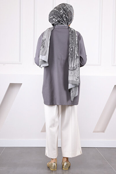 İmajButik Smoked Front Tie Kimono