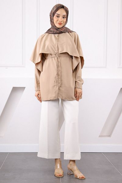 İmajButik Риза с яка от съдия и нос Mink Cape