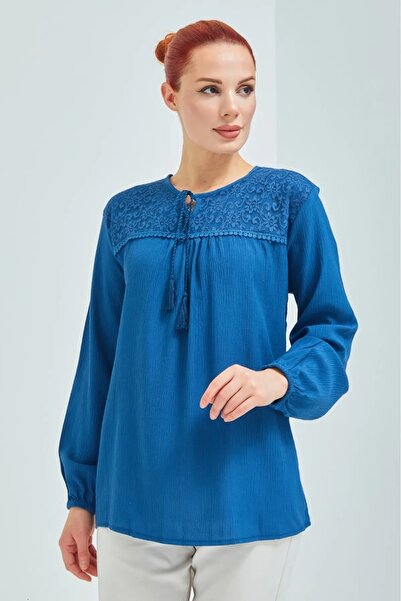 LİFERA Şile Bezi Yazlık Anne Bluz