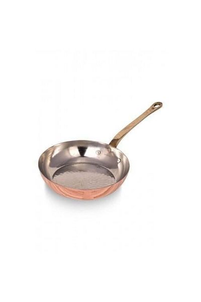 Tanemce Şahika Pan 16 cm Only Base Hand Forged Red Copper Pan