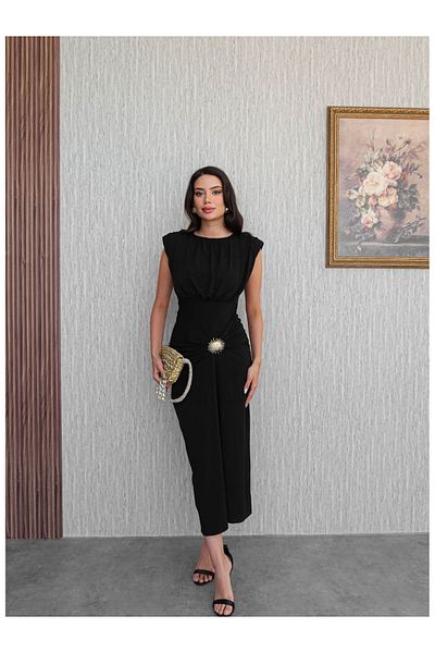ESRAHELVACI Sun Buckle Padded Dress