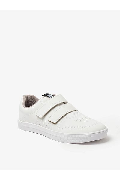 MOLEKINHO Pre Teen Boys School Shoes White | Made In Brazil