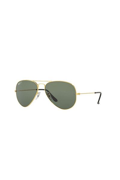 Ray-Ban Classic Gold Aviator Sunglass Polarized RB3025 001/58 Size 58