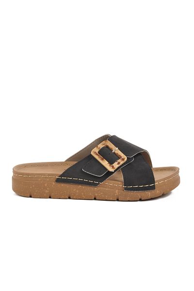 AYAKMOD Black Anatomical Women's Slippers 117.001 Z