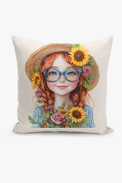 Filamente 4-Piece Double-Sided Digital Printing Throw Pillow Cover Children's Room