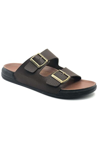 KOCAMANLAR Bento 115-005 Dr. Preporučeno ortopedsko muško Papuče SMEĐE