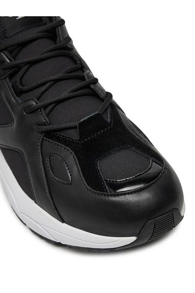 Calvin Klein Sneakers Retro Tennis Low Laceup Mtl YM0YM00985 Black