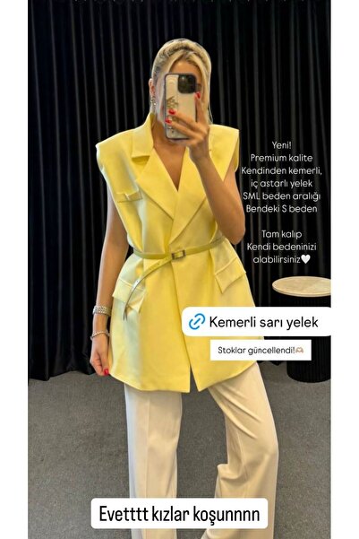 Becca Boutique KEMERLİ YELEK