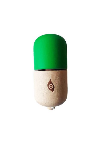 BV Pastilă Kendama, verde/lemn, 11 cm, 26KD