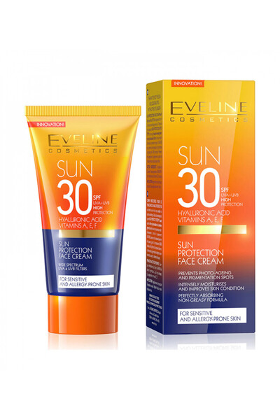 Eveline كريم للوجه بعامل حماية من الشمس من ايفلين 30- 50مل