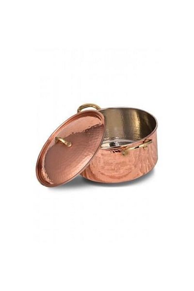 Tanemce Italian Pot 28 cm Hand Forged Red Copper Pot