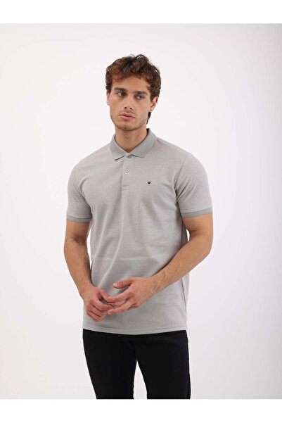 WKM Tricou de bază Wafil cu gât polo pentru bărbați