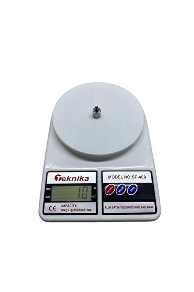 Genel Markalar Sf400-10 Kg Dijital Mutfak Tartısı Terazisi Lcd Ekran Ile Hassas Ölçüm