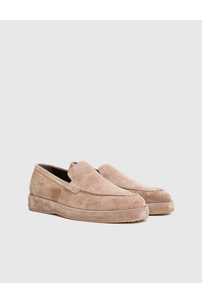 İLVİ Alburg Suede Leather Mink Men's Loafer Shoes