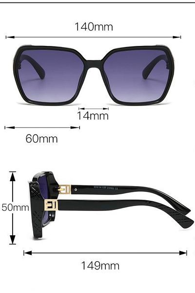 Escales Women's Framed Uv400 Protection Sunglasses a - 040
