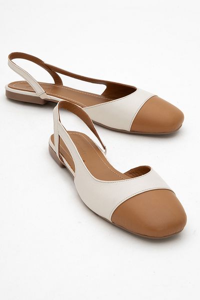 Ataköy Ayakkabı WOMEN'S LEATHER OPEN BACK SHOES