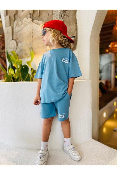 markamodi Digital Printed Unisex Children's Set