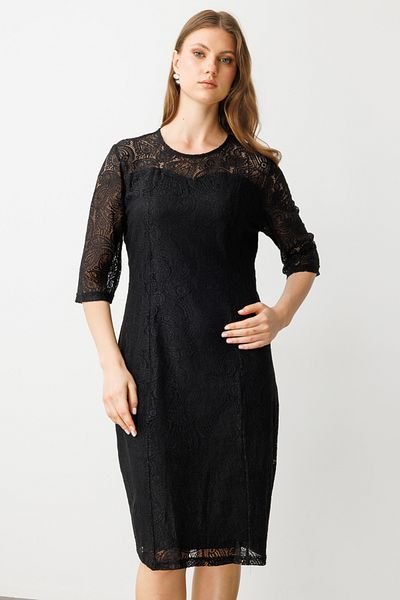 Ekol Guipure Lined Dress