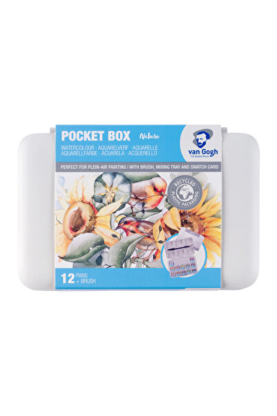 Van Gogh 12'li Tablet Sulu Boya Seti Plastik Kutulu Shades of Nature / 20808641