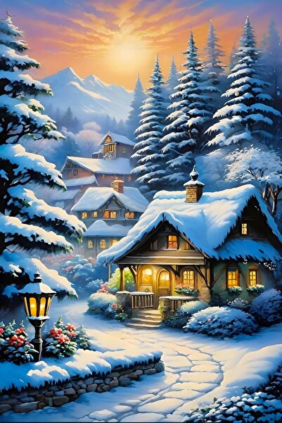 Aden DEKORATİF MANZARA KANVAS TABLO