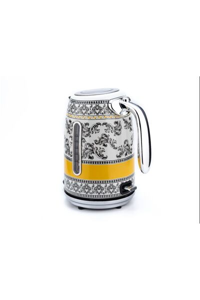 Berghoff GEM ROYAL MARGERY SARI SİYAH DESENLİ SU ISITICI