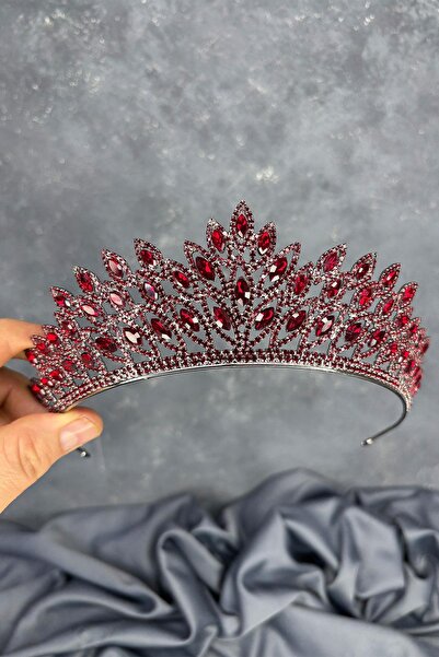 Limelia Βουργουνδίας Μπέρια Νυφική ​​τιάρα χέννας