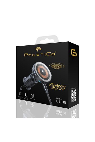 PRESTICO SUPORT AUTO MAGNETIC PRESTICO US315 negru